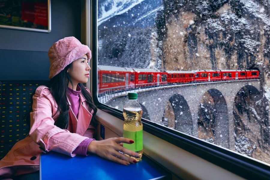 From Milan: St Moritz & Alps Day Trip with Bernina Red Train - St. Moritz, polished and short on time