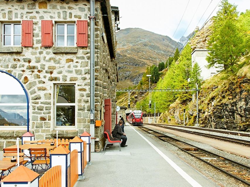 From Milan: St Moritz & Alps Day Trip with Bernina Red Train - The Bernina Red Train from St. Moritz to Tirano