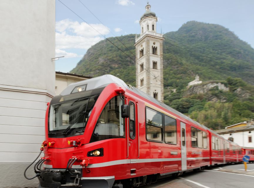 From Milan: St Moritz & Alps Day Trip with Bernina Red Train - Guides can make a long day feel organized