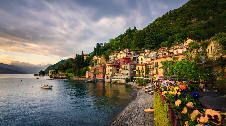 From Milan: Varenna, Bellagio, and Como Day Trip - Boat views between the villages