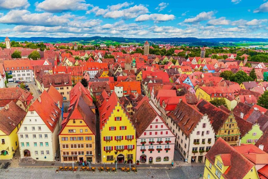 From Munich: Rothenburg and Romantic Road Day Trip by Bus - Harburg Castle and Its Steep Medieval Setting
