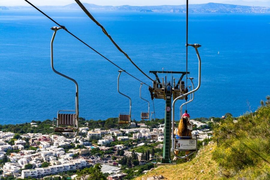From Naples: Capri, Anacapri, and Blue Grotto Full-Day Trip - The ferry ride across the Bay of Naples