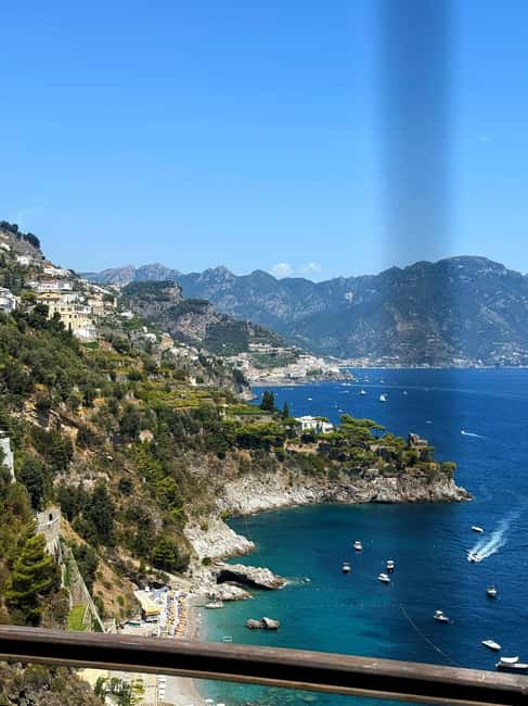 From Naples: Pompeii & Amalfi Coast Full-Day Trip with Lunch - Amalfi gives you the longest coastal break