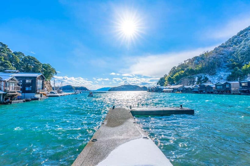 From Osaka: Amanohashidate and Ine Bay Day Trip - The ropeway and viewpoint: what you actually see