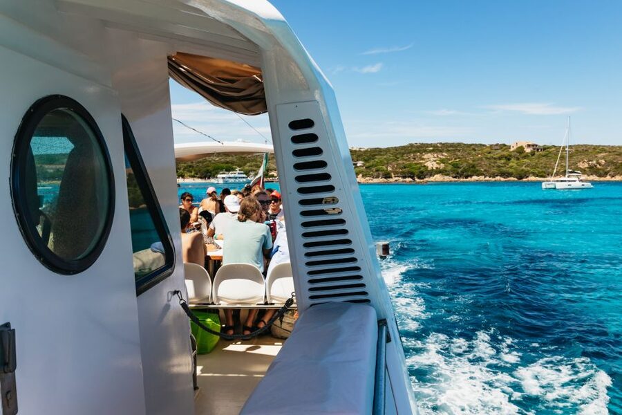 From Palau: La Maddalena Islands Full-Day Trip by Boat - Budelli and Spiaggia Rosa from the water
