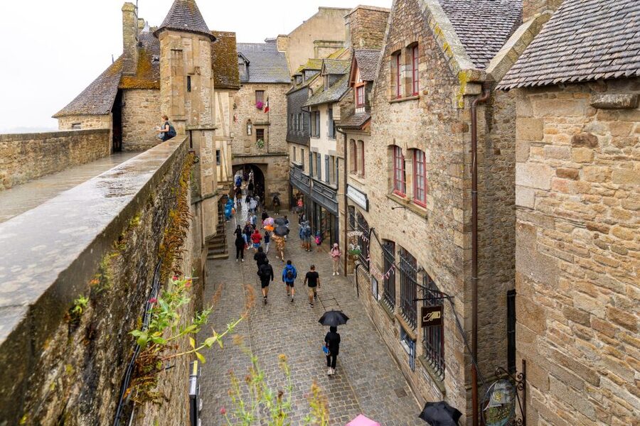 From Paris: Mont Saint Michel Day Trip with a Guide - Inside Mont Saint Michel Abbey