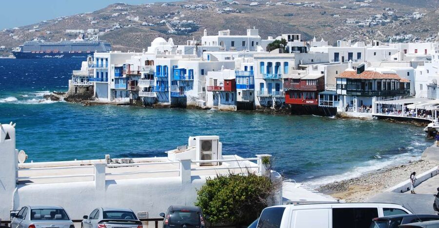 From Paros: Day Trip to Mykonos - Windmills and the view over Little Venice
