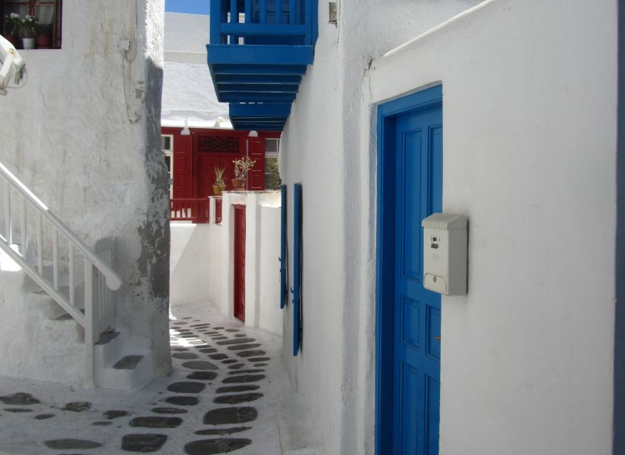 From Paros: Day Trip to Mykonos - Mykonos Town, white lanes and blue shutters