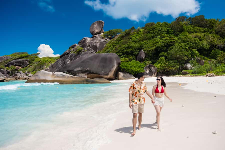 From Phuket or Khaolak : Similan Islands Day Trip - Ba Ngu Island and the first snorkeling stop