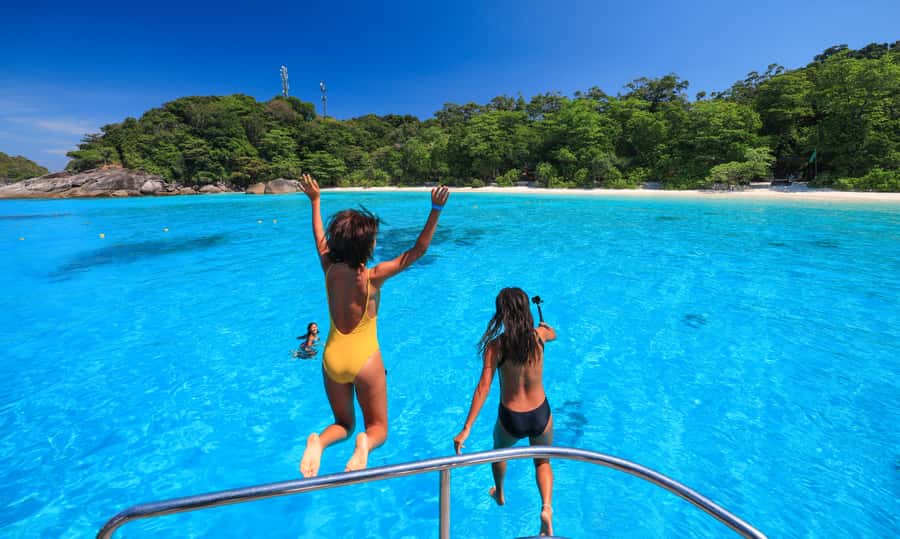 From Phuket or Khaolak : Similan Islands Day Trip - Donald Duck Bay and the Sail-Rock viewpoint