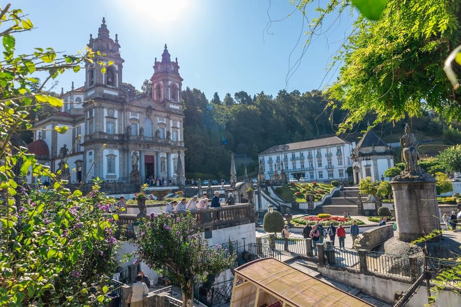 From Porto: Braga and Guimarães Full-Day Trip - Bom Jesus do Monte and its long baroque staircase