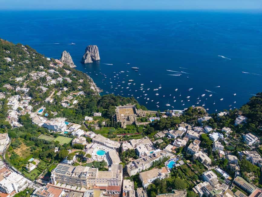 From Positano: Day trip to Capri - Group Tour by boat - The return trip brings the best swim stop