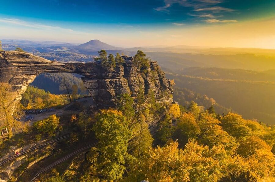 From Prague: Bohemian & Saxon Switzerland Iconic Day Trip - Pravčická Brána and the Czech side