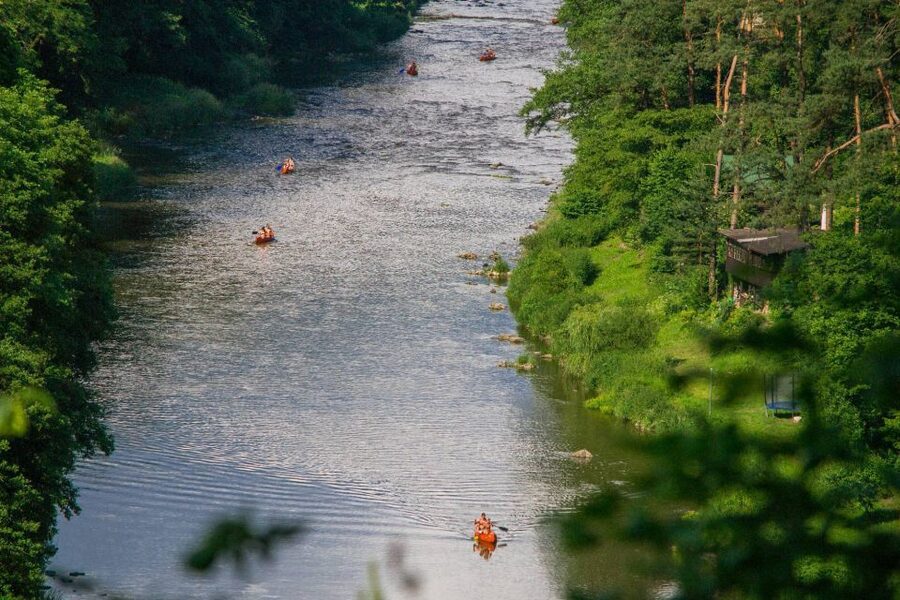 From Prague: Sazava River Canoe Day Trip for All Levels - Learning to paddle before the river gets lively
