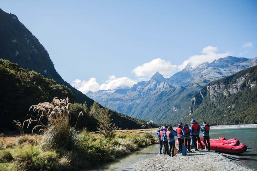 From Queenstown: Dart River Canoe & Jet Boat Day Trip - Rockburn Chasm and the river picnic