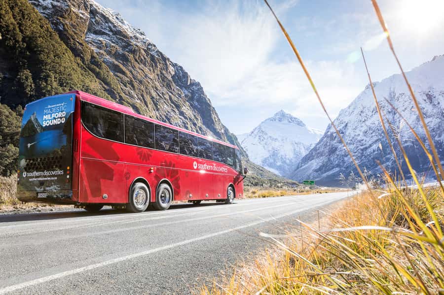 From Queenstown: Milford Sound Day Trip on Premium Coach - The long road through Te Anau and Fiordland