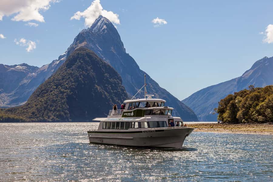 From Queenstown: Milford Sound Day Trip with Cruise & Flight - Two hours on Milford Sound