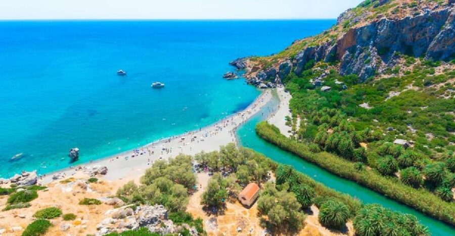 From Rethymno: Preveli Palm Beach and Kourtaliotiko Day Trip - Free time at Preveli’s palm river