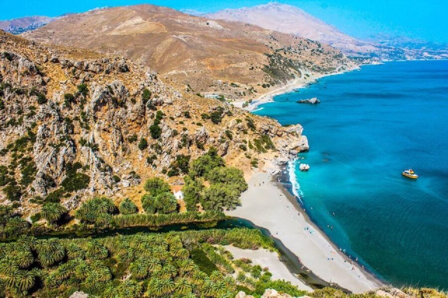 From Rethymno: Preveli Palm Beach and Kourtaliotiko Day Trip - The morning ride from Rethymno
