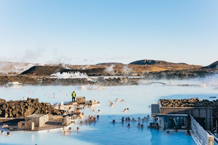 From Reykjavík: Volcanoes and Blue Lagoon Day Trip - Kleifarvatn, where the first black shore appears