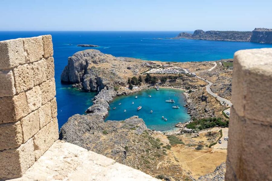 From Rhodes Town: Day Trip to Lindos - The coach ride from Rhodes to Lindos