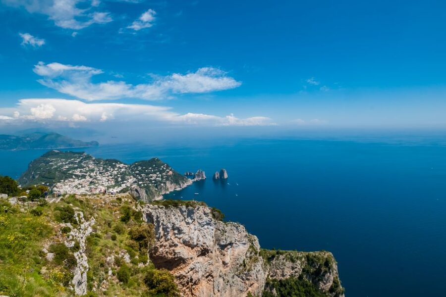 From Rome: Capri Guided Day Trip with Blue Grotto - The 45-minute crossing to Marina Grande