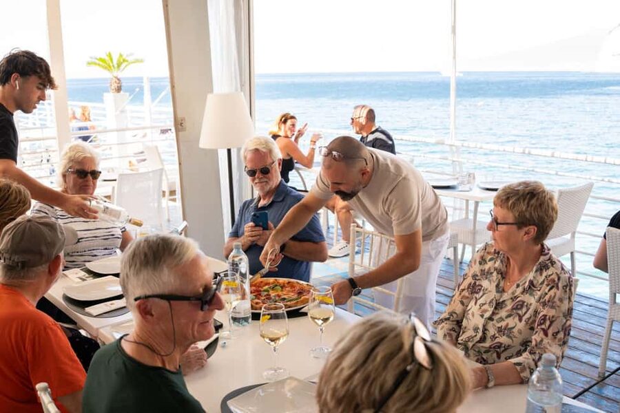 From Rome: Luxury Van Day Trip to Pompeii & Sorrento Lunch - Scenic stops and the ride home