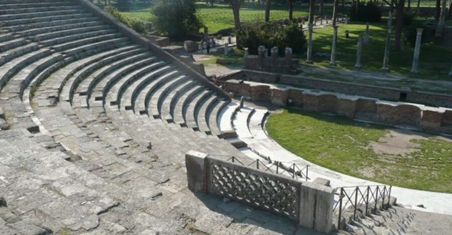 From Rome: Ostia Antica Guided Half-Day Trip by Train - Entering a Roman port town