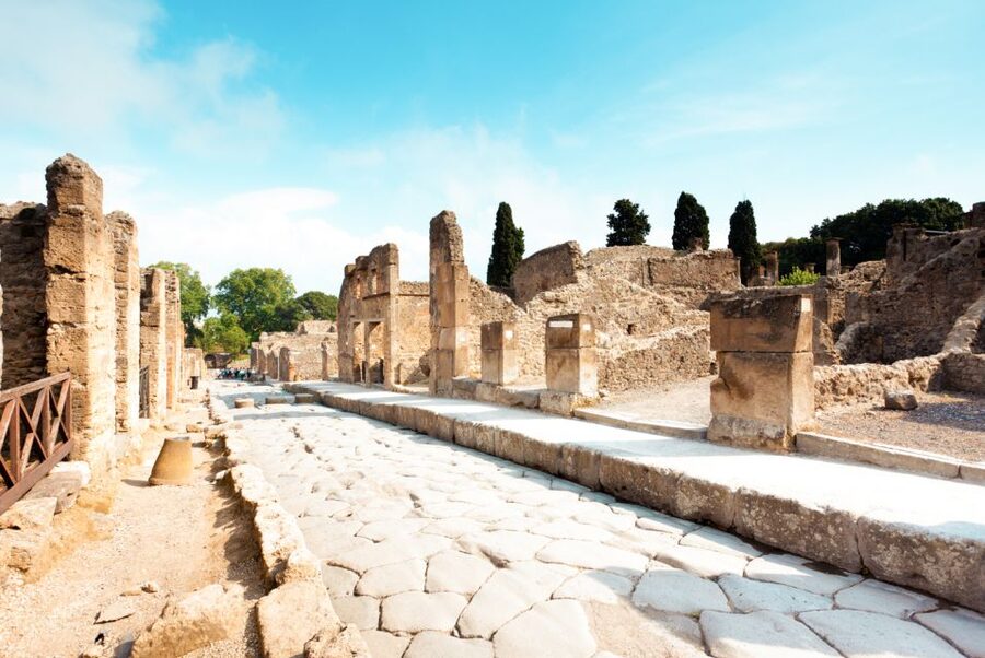 From Rome: Pompeii & Amalfi Coast Full-Day Trip - Walking through Pompeii with an official guide