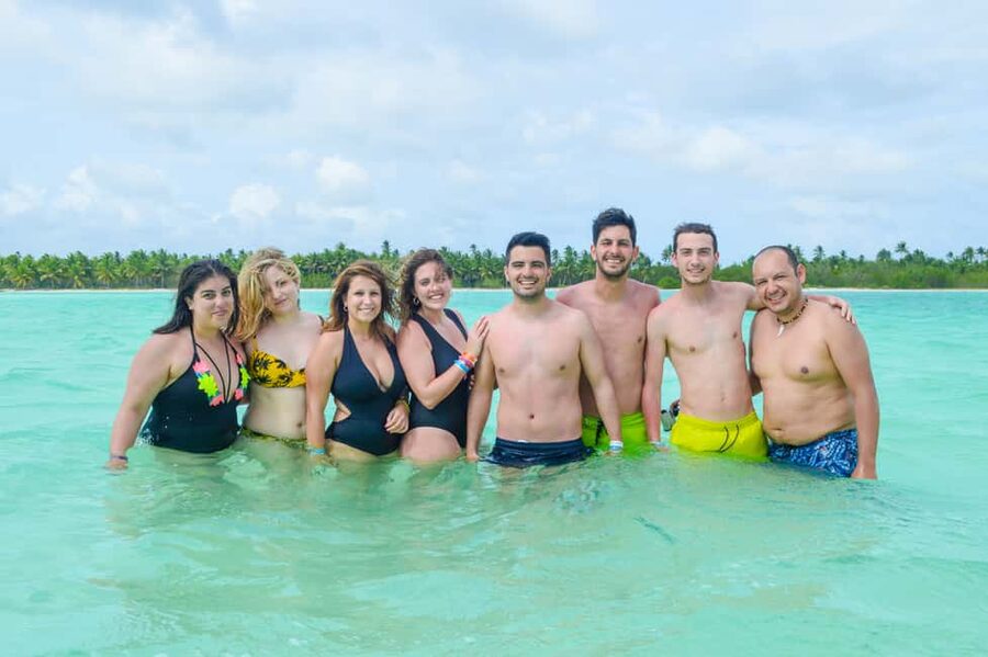 From Santo Domingo: Saona Island Day Trip w/ Lunch & Drinks - The catamaran ride back to Bayahibe