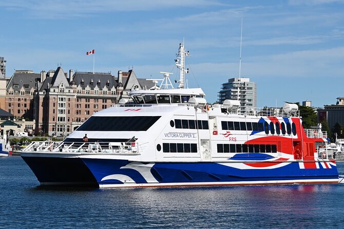 From Seattle: Round Trip by High Speed Ferry to Victoria, BC - The Crossing Through Puget Sound