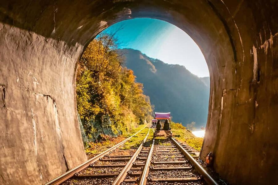 From Seoul: Nami Island, K-drama Garden & Rail Bike Day Tour - Three countryside stops from Seoul