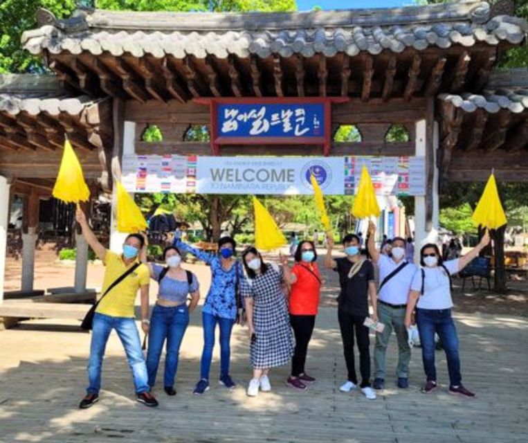 From Seoul: Nami Island, K-drama Garden & Rail Bike Day Tour - Transport, guides, and group size