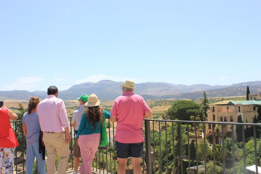 From Seville: White Villages and Ronda Full-Day Trip - Castle of Las Aguzaderas and the road into the hills