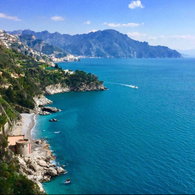 From Sorrento: Amalfi Coast Full-Day Trip by Boat - Drinks, snacks, and the feel on board