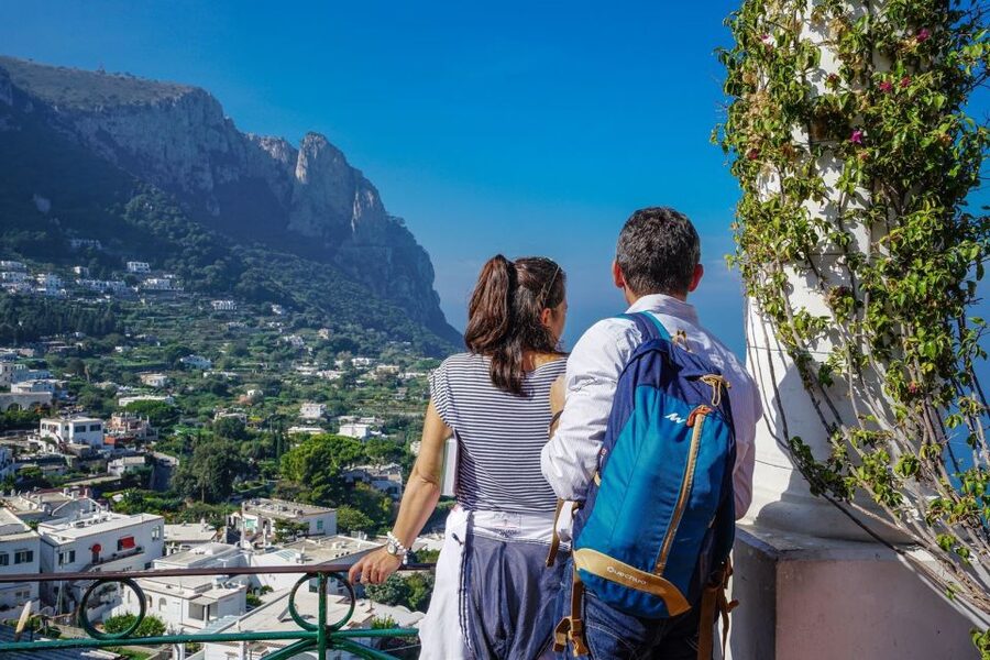 From Sorrento: Day Trip to Capri & Anacapri with Blue Grotto - The funicular and return to Sorrento