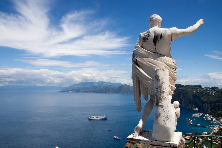 From Sorrento: Full-Day Trip to Capri and Blue Grotto - Capri town: pretty, polished, and busy