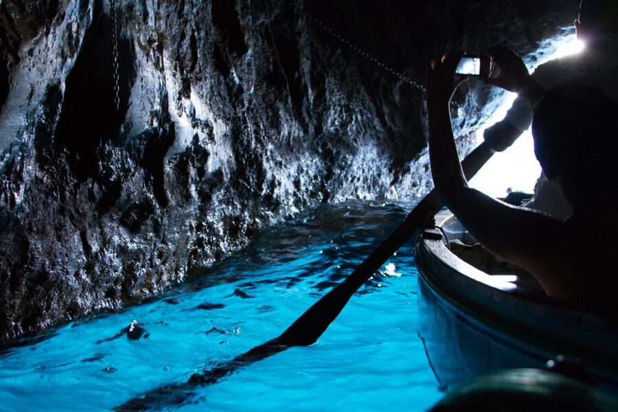 From Sorrento: Full-Day Trip to Capri and Blue Grotto - The Blue Grotto: beautiful, conditional, and sometimes slow