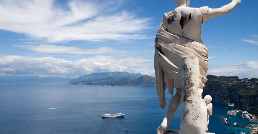From Sorrento: Full-Day Trip to Capri and Blue Grotto - The ferry from Sorrento to Marina Grande