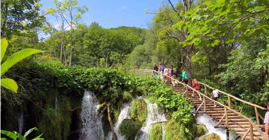 From Split: Plitvice Lakes Full-Day Trip - The 7 a.m. meeting point on Split Riva
