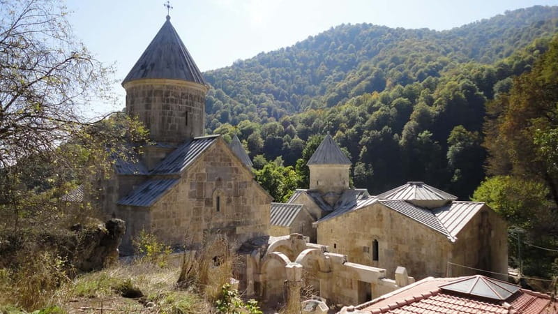 From Tbilisi: Armenia Day Trip with Yerevan and Lake Sevan - Sevanavank and the blue sweep of Lake Sevan