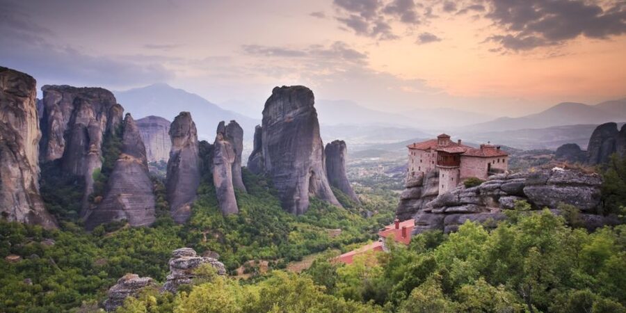 From Thessaloniki: Private Day Trip to Meteora with Transfer - The six monasteries from the road