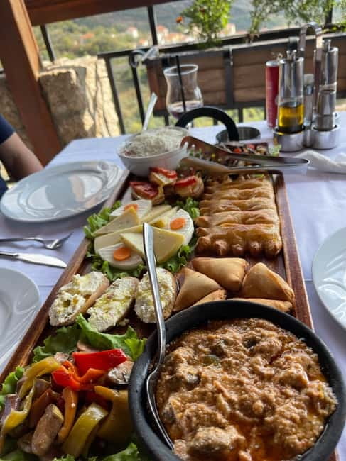 From Tirana: Durres & Kruja History and Local Food Day Trip - Lunch above Kruja’s plain