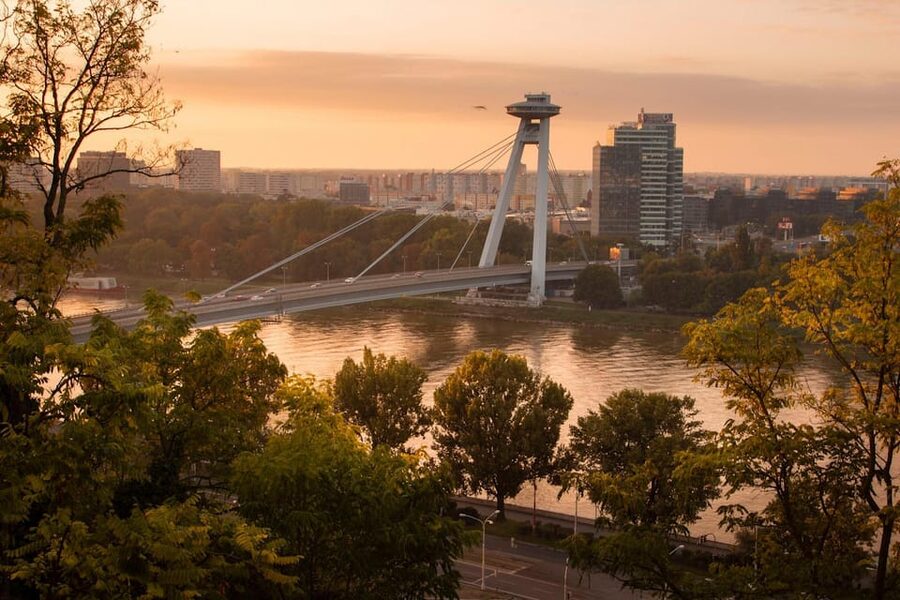 From Vienna: Bratislava with Local Guide, Castle & UFO Views - What the small group changes