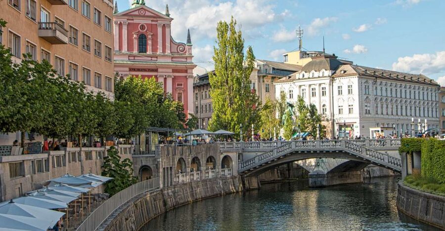 From Zagreb: Ljubljana and Lake Bled Guided Day Trip - Ljubljana by the Ljubljanica River
