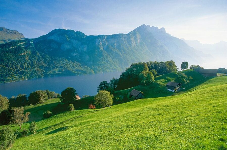 From Zurich: Bus Day Trip to Heidiland and Liechtenstein - Zurich departure and the first look at the city
