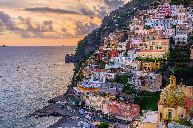 Full-Day Amalfi Coast Small-Group Tour with Optional Boat Ride - Positano: steep lanes, ceramics, and lemon products