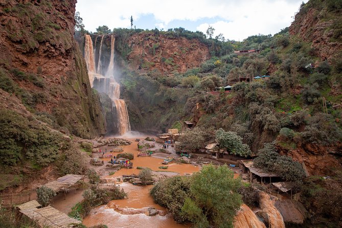 Full Day Trip To Ouzoud Waterfalls From Marrakech & Boat Tour - Lunch beside the water