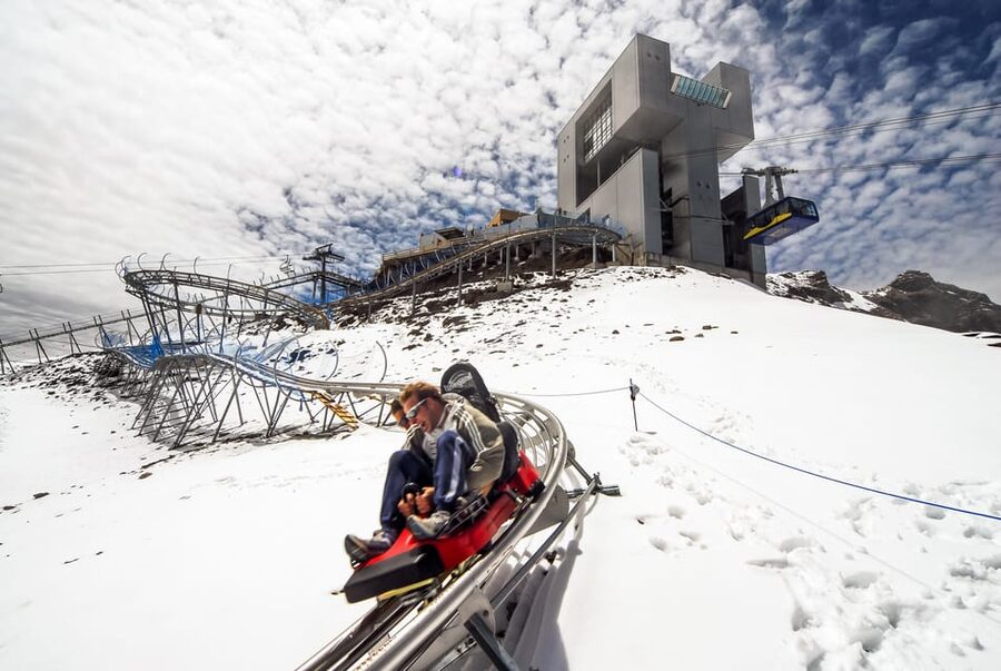 Full-Day Trip to Riviera Col du Pillon & Glacier 3000 - Snow play, sledding, and summer speed