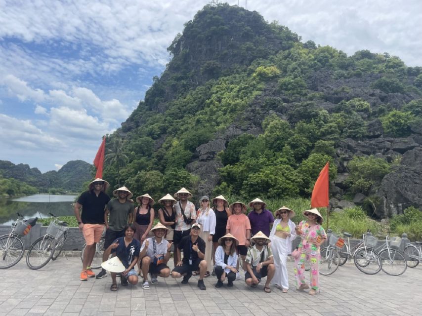 Hanoi: Ninh Binh, Hoa Lu, Tam Coc and Mua Cave Day Trip - Cycling beside rice fields and limestone peaks